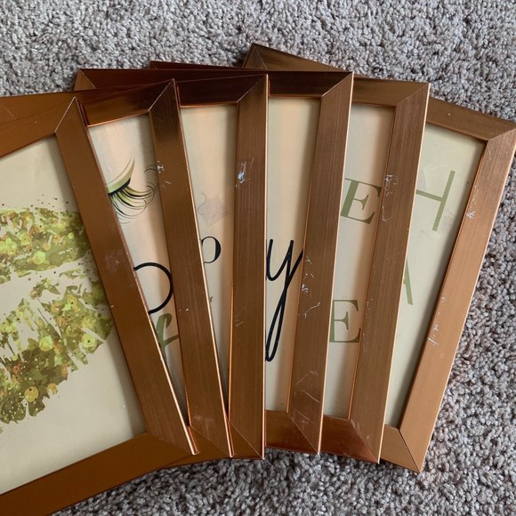 Bronze Color Frame Set of 6 - Picture 8 of 8